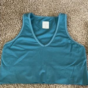 Aurora crop rib tank